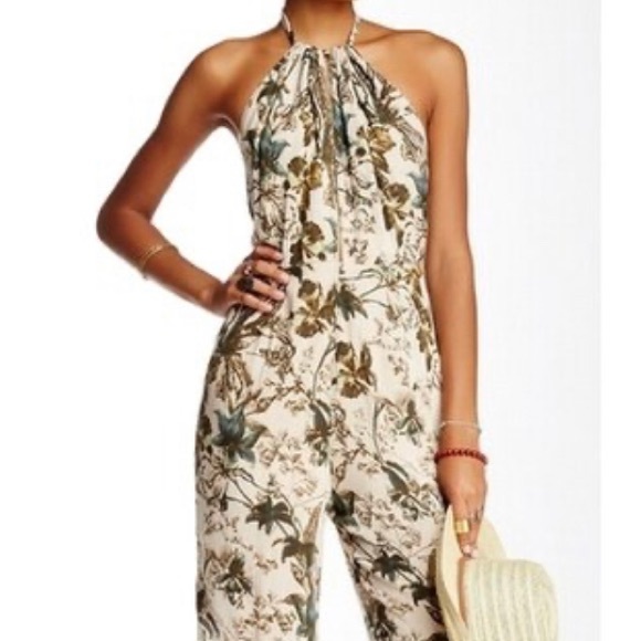 Free People Pants - FREE PEOPLE Halter Jumpsuit size 2.